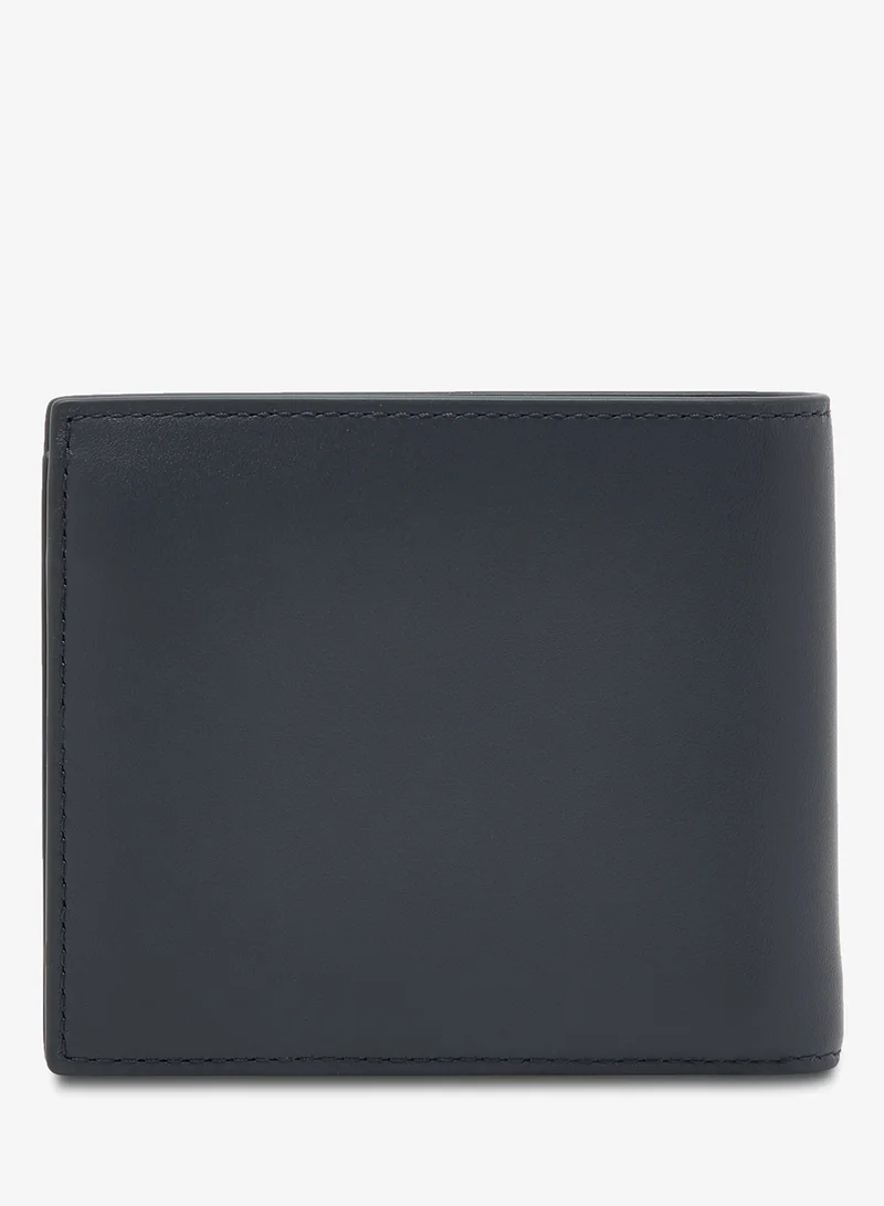 Lacoste Navy Large Leather Wallet for Men | Best Price UAE